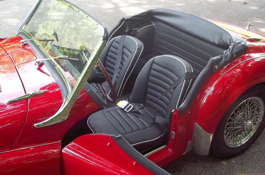 pictures of triumph tr3a targo purple interior pictures of triumph tr3a targo purple interior